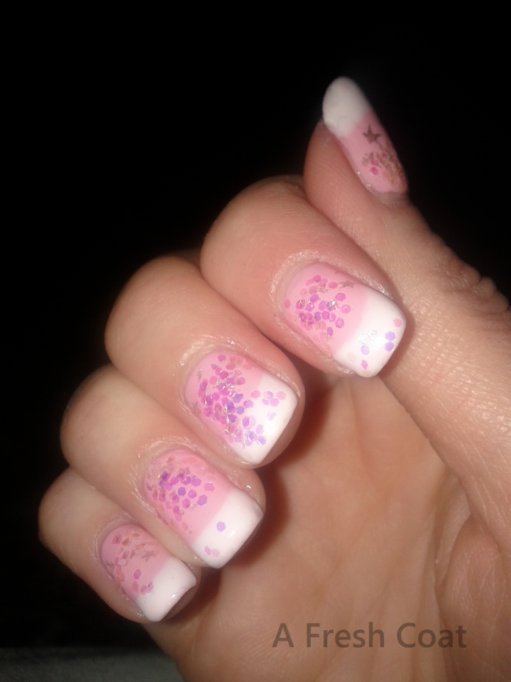 Sprinkle Soft French Manicure