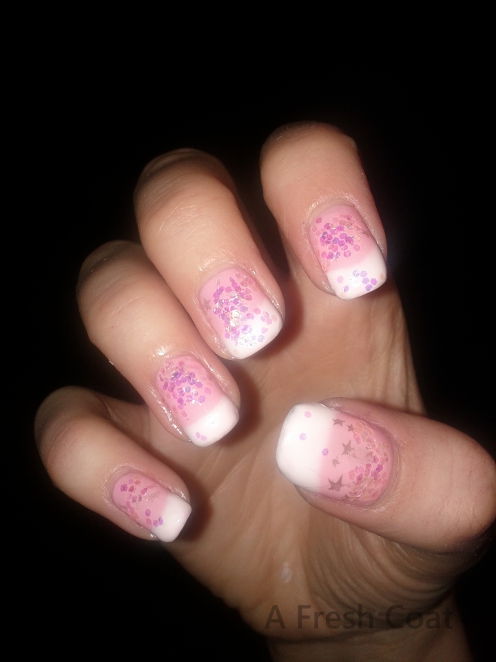 Sprinkle Soft French Manicure 2