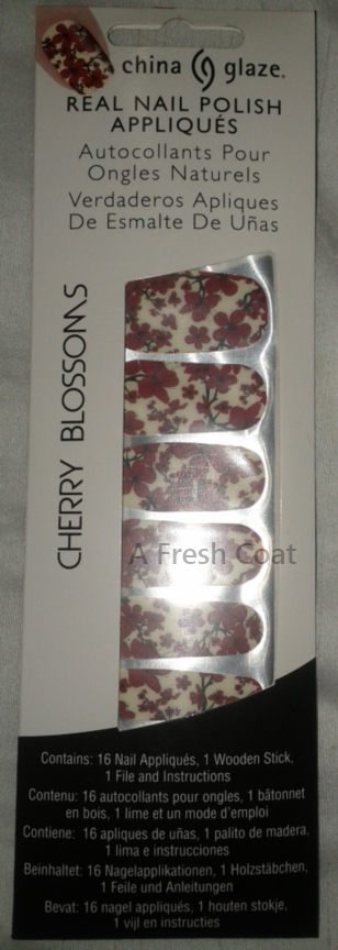 China Glaze Appliques Cherry Blossoms package