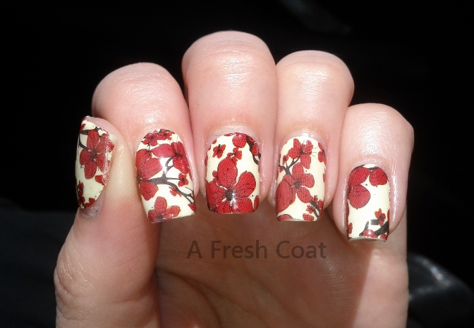 China Glaze - Real Nail Polish Appliques - Cherry Blossom